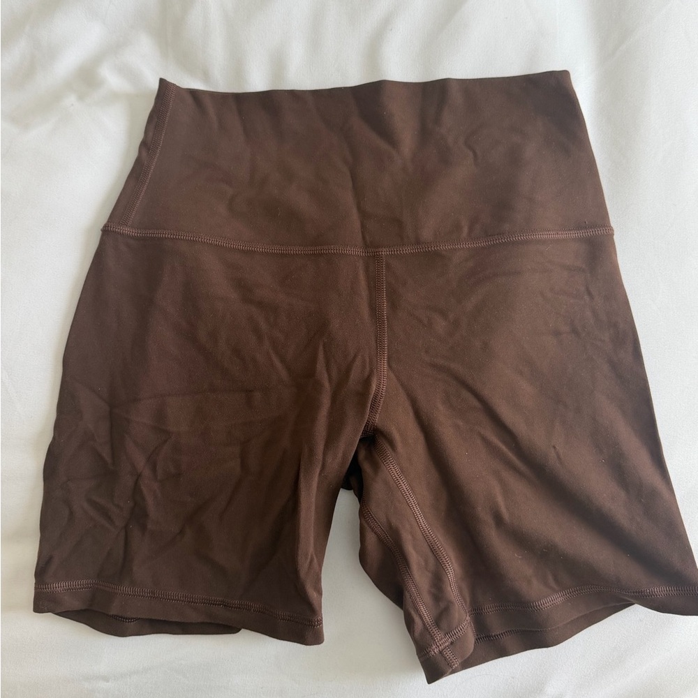 Lululemon Align High Rise Short 6’ in Java - Picture 2 of 4